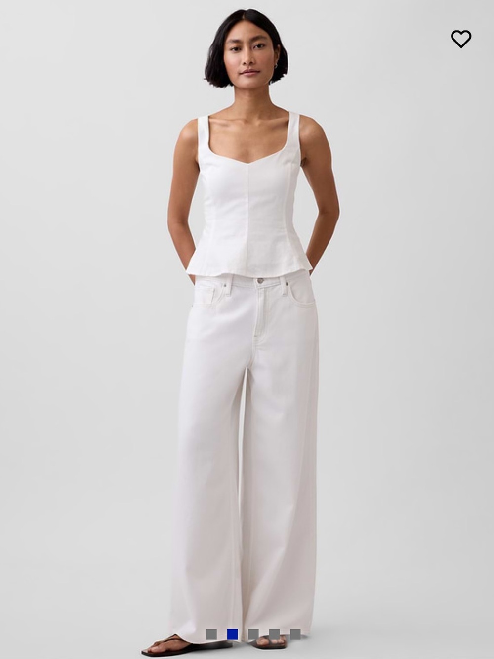 🌼GAP Linen Peplum Top🌼